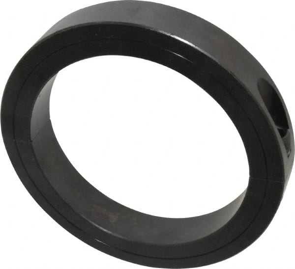Climax Metal Products - 4" Bore, Steel, Two Piece Clamp Collar - 5-1/4" Outside Diam, 7/8" Wide - Exact Tooling