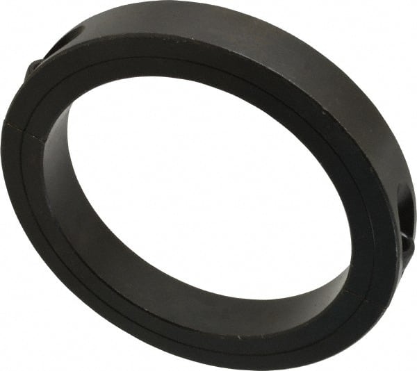 Climax Metal Products - 4-7/16" Bore, Steel, Two Piece Clamp Collar - 5-3/4" Outside Diam, 7/8" Wide - Exact Tooling