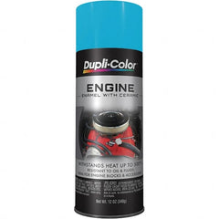 Dupli-Color - 12 oz Torque N' Teal Automotive Heat Resistant Paint - Gloss Finish, 500°F Max Temp, Comes in Aerosol Can - Exact Tooling