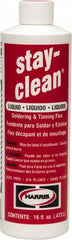 Harris Welco - 16 Ounce Liquid Soldering Flux - Bottle Container - Exact Tooling