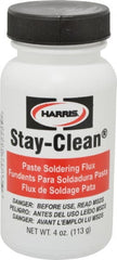 Harris Welco - 4 Ounce Paste Soldering Flux - Brush Cap Dispenser Container - Exact Tooling