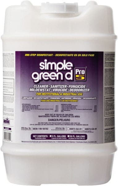 Simple Green - 5 Gal Bucket Disinfectant - Exact Tooling