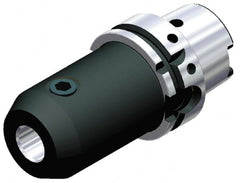 Kennametal - HSK80A Taper, 63/64" Inside Hole Diam, 4.3307" Projection, Whistle Notch Adapter - Through Coolant - Exact Tooling