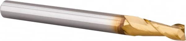 Kennametal - 5/32" Diam, 5/16" LOC, 3/16" Shank Diam, 2" OAL, 2 Flute Solid Carbide Square End Mill - Exact Tooling