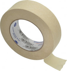Intertape - 1-1/2" Wide x 60 Yd Long Tan Paper Masking Tape - Series PG505, 5.8 mil Thick, 20 In/Lb Tensile Strength - Exact Tooling