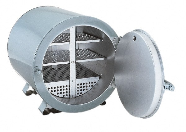 Phoenix Dry Rod - 400 Electrode Capacity, 100 to 550°F, Bench Welding Rod Oven - AC Input Current, 120/240 Volt, 1,000 Watt, 23 Inch Wide x 30 Inch Deep x 23 Inch High - Exact Tooling