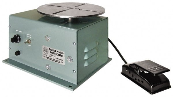 Made in USA - 6-3/8 Inch Wide x 8 Inch Deep x 9-1/4 Inch High, Welding Positioner for Model 100 - Exact Tooling