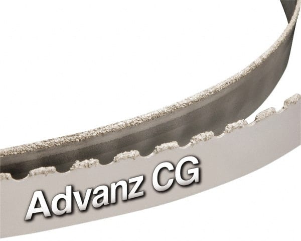 Starrett - 1/4" x 250' x 0.02" Band Saw Blade Coil Stock - Gulleted Edge, Carbide Grit Edge, - Exact Tooling