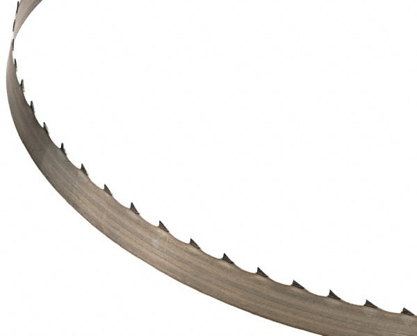 Starrett - 3/8" x 100' x 0.032" Carbon Steel Band Saw Blade Coil Stock - 3 TPI, Toothed Edge, Hook Form, Modified Raker Set, Flexible Back, Positive Angle, Constant Pitch, Contour Cutting - Exact Tooling