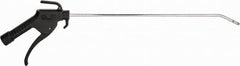 Value Collection - 160 Max psi Bent Fixed Safety Extension Tube Pistol Grip Blow Gun - 1/4 NPT, 14" Tube Length, Plastic - Exact Tooling