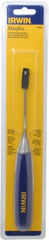 Irwin - 10-3/4" OAL x 1/8" Blade Width Wood Chisel - Polypropylene Handle - Exact Tooling