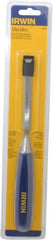 Irwin - 10-3/4" OAL x 1/2" Blade Width Wood Chisel - Polypropylene Handle - Exact Tooling