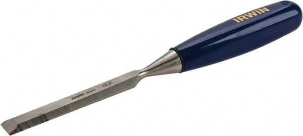 Irwin - 10-3/4" OAL x 5/8" Blade Width Wood Chisel - Polypropylene Handle - Exact Tooling