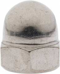 Value Collection - M16x2 Metric Coarse, 24mm Width Across Flats, Uncoated, Stainless Steel Acorn Nut - 28mm Overall Height, Austenitic A2, DIN 1587 - Exact Tooling