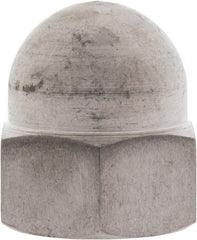 Value Collection - M24x3 Metric Coarse, 36mm Width Across Flats, Uncoated, Stainless Steel Acorn Nut - 42mm Overall Height, Austenitic A2, DIN 1587 - Exact Tooling