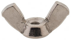 Value Collection - M3x0.50 Metric Coarse, Stainless Steel Standard Wing Nut - Grade 18-8, Austenitic Grade A2, 20mm Wing Span, 10mm Wing Span - Exact Tooling