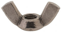 Value Collection - M6x1.00 Metric Coarse, Stainless Steel Standard Wing Nut - Grade 18-8, Austenitic Grade A2, 33mm Wing Span, 17mm Wing Span - Exact Tooling