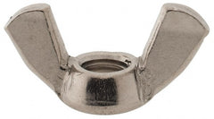 Value Collection - M8x1.25 Metric Coarse, Stainless Steel Standard Wing Nut - Grade 18-8, Austenitic Grade A2, 39mm Wing Span, 20mm Wing Span - Exact Tooling