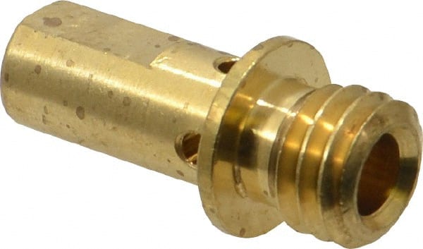 Miller Electric - MIG Contact Tip Adapter Welder Nozzle/Tip/Insulator - 0.8mm to 0.03" Wire Outside Diam - Exact Tooling