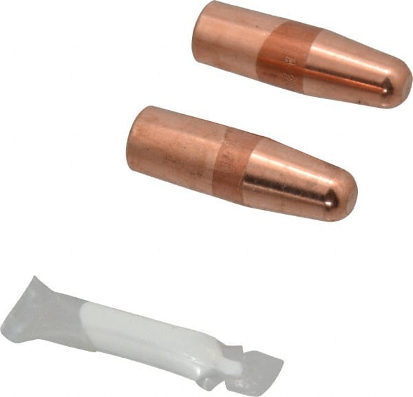 Miller Electric - #2 MT Pointed Spot Welder Tip - For Use with Standard #2, 90, TT 6W, and TT 9W - Exact Tooling