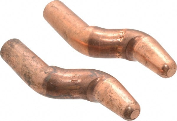 Miller Electric - #1 MT Offset Spot Welder Tip - For Use with Standard #1 Tongs, 90 - Exact Tooling