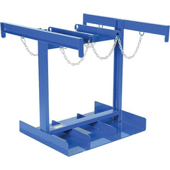 Vestil - 38-1/4" Wide x 71-1/8" High, Gas Cylinder Caddy - Holds 6 Cylnders, Fits 9-1/2" Diameter Cylinders - Exact Tooling