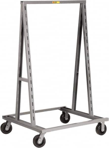 Little Giant - 36" Wide x 67" High x 40" Deep, Adjustable Tray Truck - 2,000 Lb Capacity - Exact Tooling