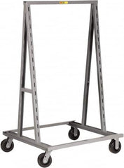 Little Giant - 36" Wide x 67" High x 40" Deep, Adjustable Tray Truck - 2,000 Lb Capacity - Exact Tooling