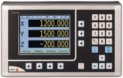 Fagor - 3 Axis, 32" X-Axis Travel, 16" Y-Axis Travel, 16" Z-Axis Travel, Milling DRO System - 0.0002", 0.0005", 0.001" Resolution, 10µm Accuracy, LCD Display - Exact Tooling