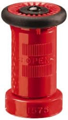 Made in USA - 2" Hose Diam NPSH Constant Flow Hose Nozzle - 150 Max GPM, Polyurethane, 100 psi - Exact Tooling