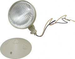 Mule - 1 Head, 12 VDC, Polycarbonate, Incandescent Remote Emergency Lighting Head - 25 Watt, Battery Not Included - Exact Tooling