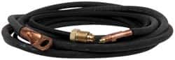 Value Collection - 12-1/2 Ft. Long, 2 Piece TIG Torch Braided Rubber Power Cable - Exact Tooling