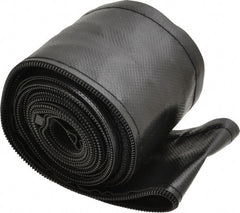 Value Collection - 10 Ft. Long x 3 Inch Wide, TIG Torch Black Heavy Duty Zippered Cable Cover - Exact Tooling