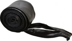 Value Collection - 22 Ft. Long x 3 Inch Wide, TIG Torch Black Zippered Cable Cover - Exact Tooling