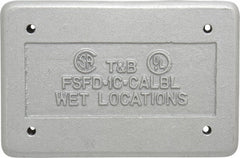 Thomas & Betts - Electrical Outlet Box Aluminum Device Cover - Includes Gasket - Exact Tooling