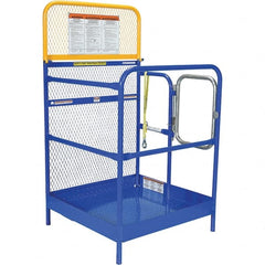 Vestil - 65" Platform - Forklift Work Platform, 1,000 Lb Capacity, 65-5/8" Platform Height, 36" Base Width x 36" Base Depth - Exact Tooling