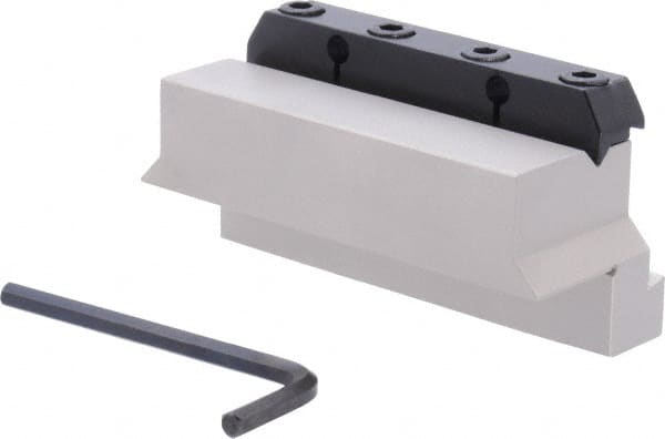 Iscar - Tool Block Style TGTBU, 1.38" Blade Height, 4.331" OAL, 2.2"& OAH, Indexable Cutoff Blade Tool Block - 1" Shank Height, 1.024" Shank Width, Series Tang-GripIQ - Exact Tooling