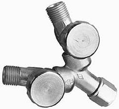 Miller-Smith - Manifold - For Oxygen Gas, 1/8 Inch Diameter, 9/16-18 Inch Thread - Exact Tooling