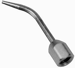 Miller-Smith - Curved Torch Tip - Tip Number 2, Hydrogen, For Use with Smith Equipment - Exact Tooling