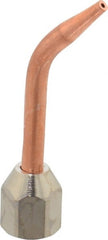 Miller-Smith - Curved Torch Tip - Tip Number 5, Propane, For Use with Smith Equipment - Exact Tooling