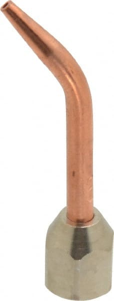 Miller-Smith - Curved Torch Tip - Tip Number 6, MAPP, Propylene, For Use with Smith Equipment - Exact Tooling