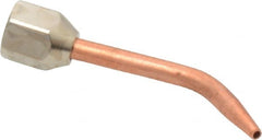 Miller-Smith - Curved Torch Tip - Tip Number 7, Natural Gas, For Use with Smith Equipment - Exact Tooling