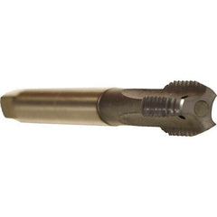 Emuge - 3/4-10 UNC 2BX 4 Flute TiCN Finish Cobalt Straight Flute Machine Tap - Modified Bottoming, Right Hand Thread, 4.921" OAL, 1.181" Thread Length, Oversize, Through Coolant - Exact Tooling