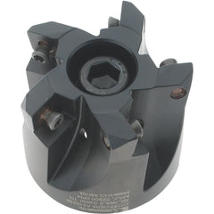 Kennametal - 2" Cut Diam, 3/4" Arbor Hole Diam, Indexable Square-Shoulder Face Mill - Exact Tooling