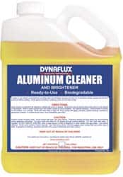 Dynaflux - Water Based Aluminum Cleaner - 1 Gal Jug - Exact Tooling