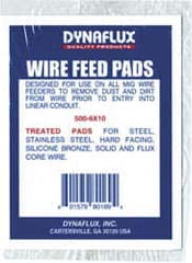 Dynaflux - Treated Wire Feed Pads - For Use with All Size MIG Wire - Exact Tooling
