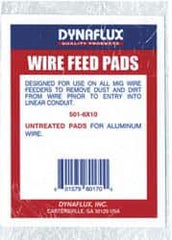 Dynaflux - Untreated Wire Feed Pads - For Use with All Size MIG Wire - Exact Tooling