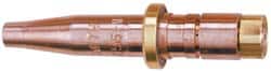 Miller-Smith - 1/2 to 5/8 Inch 1 Piece SC Series Heavy Duty Heavy Preheat Cutting Torch Tip - Tip Number 1, Oxygen Acetylene, For Use with Smith Equipment - Exact Tooling
