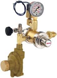 Miller-Smith - 580 CGA Inlet Connection, 3,000 Max psi, Nitrogen Welding Regulator - 3/8" FNPT Thread - Exact Tooling