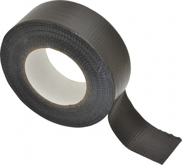 Intertape - 2" x 55m Black Duct Tape - 9 mil, Rubber Adhesive, Polyethylene Cloth Backing, 18 Lb/ln Tensile Strength, 32°F to 160°F, Series AC20 - Exact Tooling